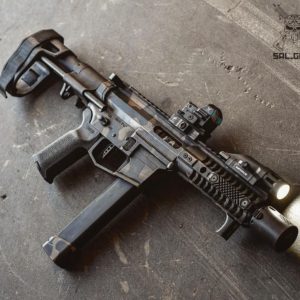 BRIGADE AR 9MM PISTOL AR-9 TACTICAL AR9 SBA3 BRACE AR PISTOL 9MM GRAPHITE