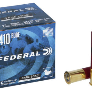 250rnds Federal Hi-Brass .410 Bore 2.5" .5oz 6 Shot Game Loads