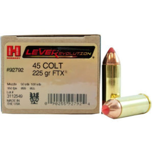200 Rnds Hornady LeverEvolution 45 Colt 225 Grain FTX